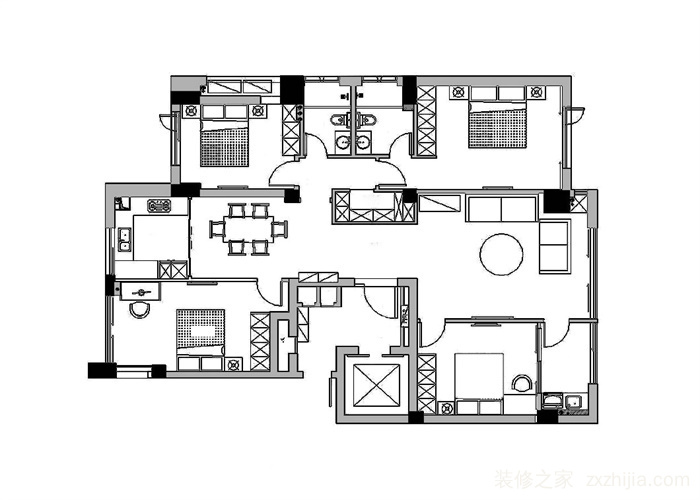 绿城北欧户型图效果图