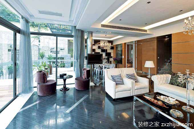 简明新古典主义客厅装修效果图