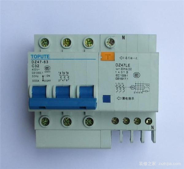 三相四线漏电断路器特点 漏电断路器安装方法