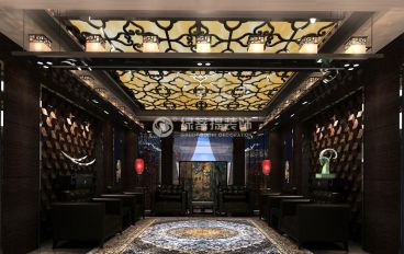 武漢云夢(mèng)楚王城售樓中心裝修設(shè)計(jì)案例 