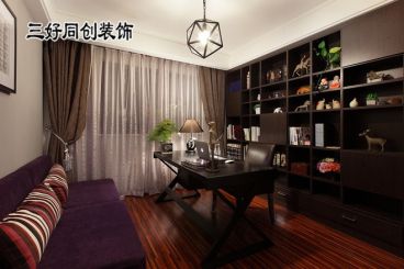 136平米幽境休閑舒適三居室