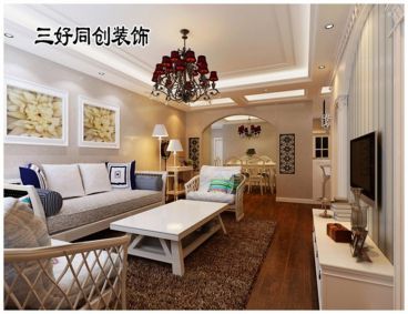 豐臺(tái)區(qū)豐卉家園97㎡設(shè)計(jì)案例