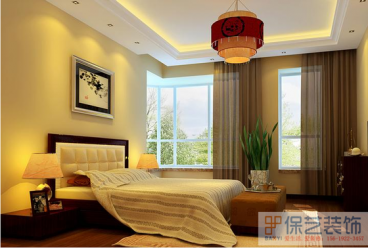 開(kāi)遠(yuǎn)·半島廣場(chǎng)三居室新中式風(fēng)格