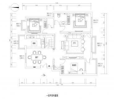 陽光小鎮(zhèn)白色美式別墅戶型圖