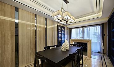 保利城——中式風(fēng)格餐廳裝修