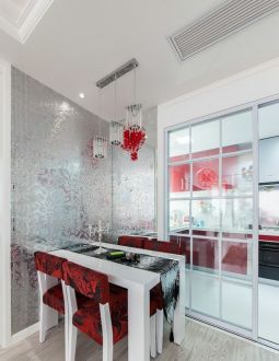 北城上線70㎡簡(jiǎn)約餐廳效果圖