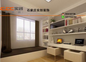 石家莊裝修-東勝紫御府現(xiàn)代風(fēng)格裝修臥室