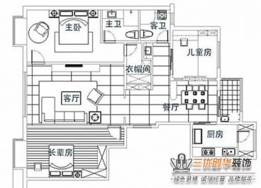 通州大高力回遷房平面布局圖