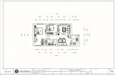 朗潤(rùn)園-73㎡-美式風(fēng)格-戶型圖