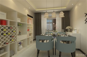宏城御溪園-121㎡-現(xiàn)代簡約-餐廳