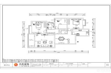 金地藝境-152㎡-中式風格-戶型圖