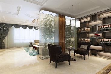 中冶賢德公館-133㎡-現(xiàn)代風(fēng)格-客廳
