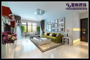 中建鳳棲第125平現(xiàn)代簡約風格效果圖
