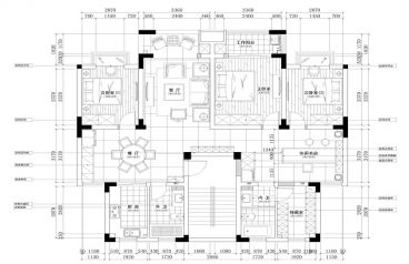 藕樂苑新古典風(fēng)格裝修布置圖