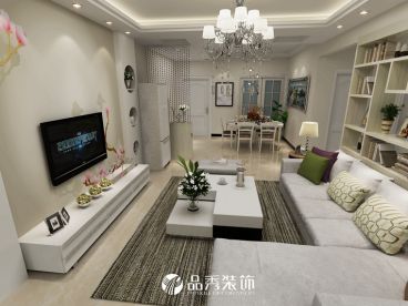 聯(lián)想科技城現(xiàn)代風(fēng)格客廳效果圖