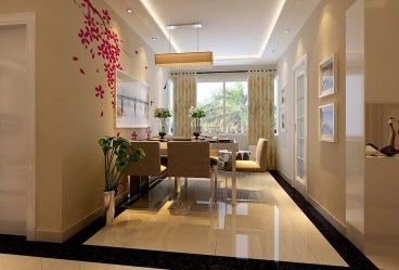 龍湖熙岸-現(xiàn)代簡約-餐廳效果圖