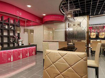 現(xiàn)代風(fēng)格火鍋店效果圖