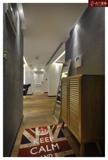 華僑路小區(qū)現(xiàn)代簡約餐廳效果圖