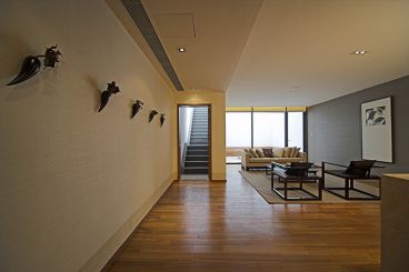 沐浴春風現代簡約客廳效果圖
