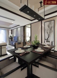 金王府新中式餐廳效果圖