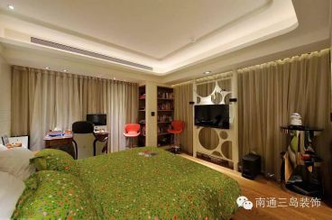 麗澤華庭現(xiàn)代簡(jiǎn)約臥室效果圖