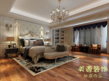 云南雙峰房地產(chǎn)開(kāi)發(fā)有限公司銀杏人家簡(jiǎn)歐臥室效果圖