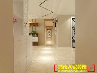 君合園現(xiàn)代簡約廊道效果圖