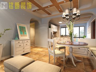 升龍城恬淡田園玄關(guān)效果圖