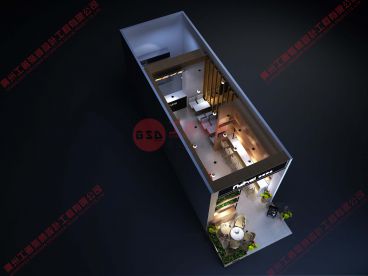 南茜甜品—時(shí)尚天河店軸測圖