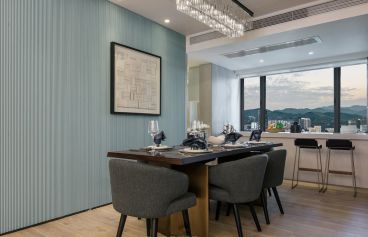 金色黎明時(shí)尚混搭餐廳效果圖