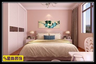 奧林逸城現(xiàn)代簡約臥室效果圖
