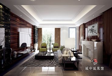協信阿卡迪亞 羅先生 雅居東南亞客廳效果圖