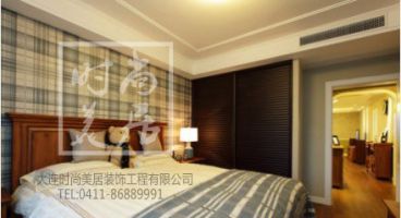 中鐵諾德濱海花園美式臥室效果圖