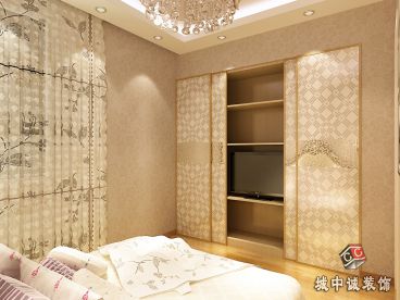 廣益佳苑 鮑先生 雅居現(xiàn)代簡約臥室效果圖