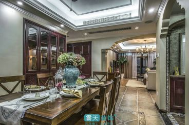 正商恒鉆美式餐廳效果圖