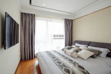 海威國際現(xiàn)代簡約臥室效果圖