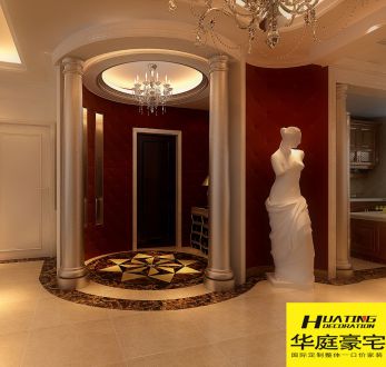 綠地香榭麗歐式古典玄關(guān)效果圖