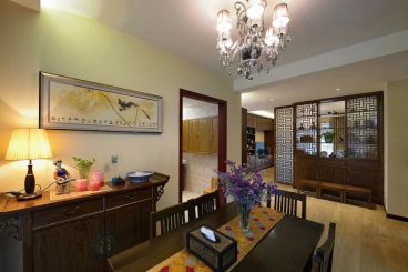 鳳凰灣新中式餐廳效果圖
