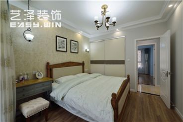 櫻花郡美式美式臥室效果圖