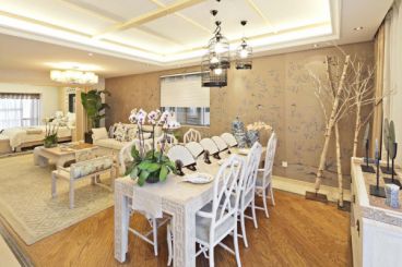 金惠苑新中式風(fēng)格餐廳效果圖