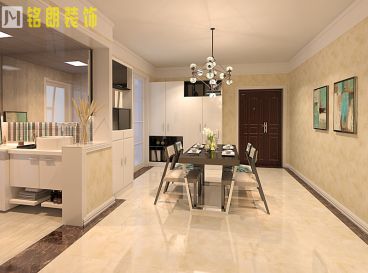 開(kāi)元壹號(hào)現(xiàn)代簡(jiǎn)約玄關(guān)效果圖