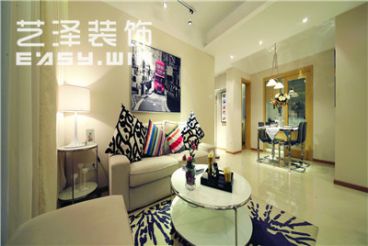 龍湖悠山郡新古典客廳效果圖