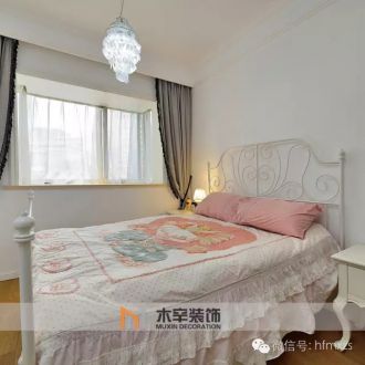 銅冠花園美式臥室效果圖