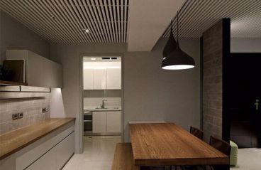 瑞景天城現(xiàn)代簡約餐廳效果圖