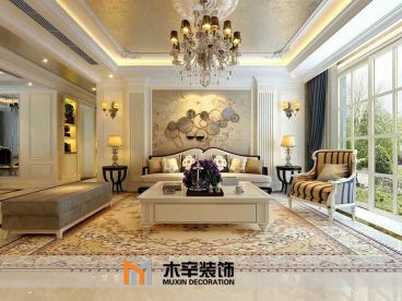 琥珀新天地簡(jiǎn)歐背景墻效果圖