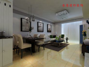 兩埠岸現(xiàn)代簡約餐廳效果圖