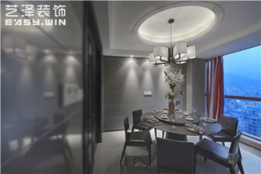魯?shù)潞５卤がF(xiàn)代簡約餐廳效果圖