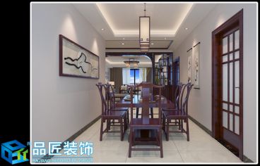 安和小區(qū)新中式餐廳效果圖