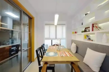 花果園現代簡約餐廳效果圖