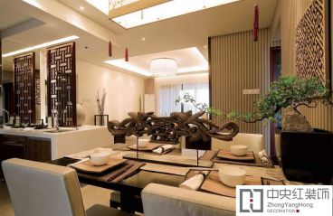 紅豆人民路九號(hào)-新中式新中式客廳效果圖